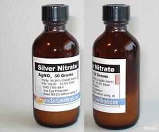 Silver nitrate in medicine