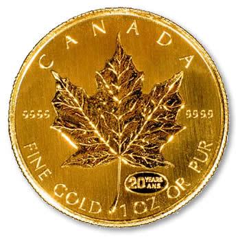 Canadian Maple Leaf Gold Coins