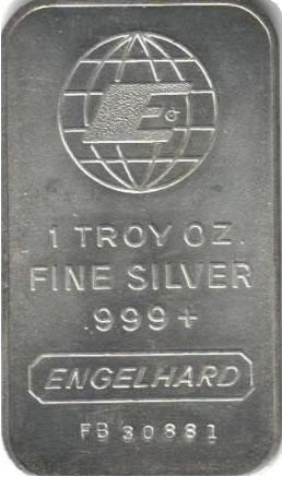 Engelhard Silver Bullion Bars